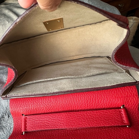 Chloé red mini Drew crossbody bag - Picture 8 of 16